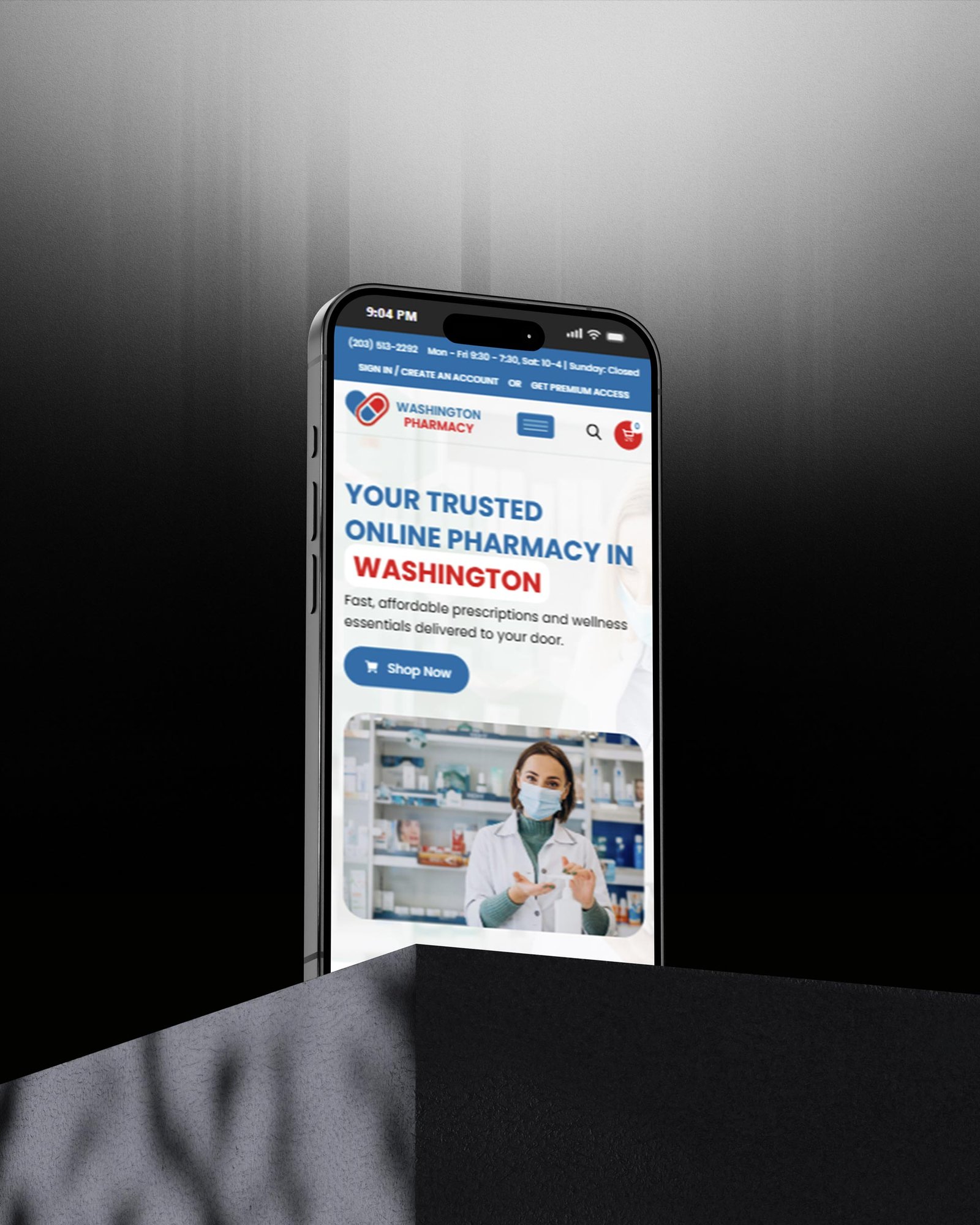 Washington Pharmacy Web Design